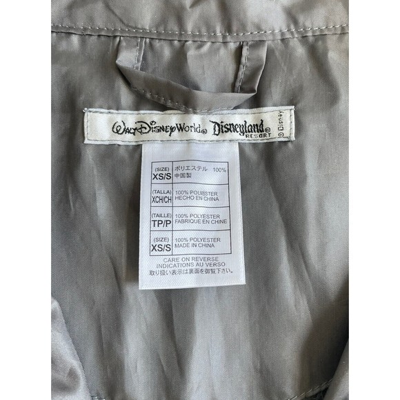 Walt Disney World Disneyland Resort Park Windbreaker Zip Up Jacket Size S/xs - Picture 3 of 6